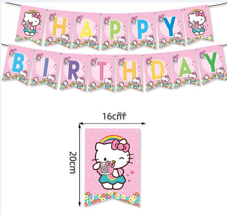 Hello Kitty Party Decorations package - Preppy Kids (Grand Bazaar)