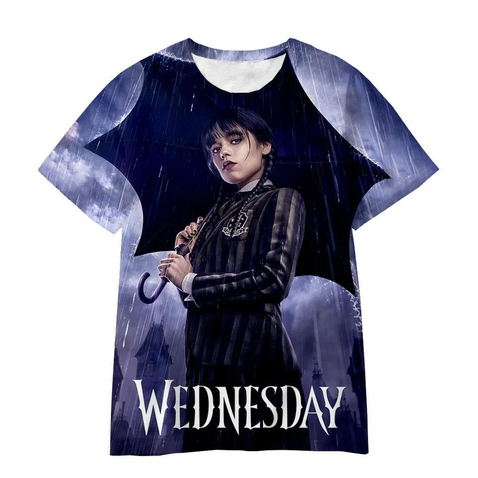 Wednesday Addams Tshirt - Preppy Kids (Grand Bazaar)
