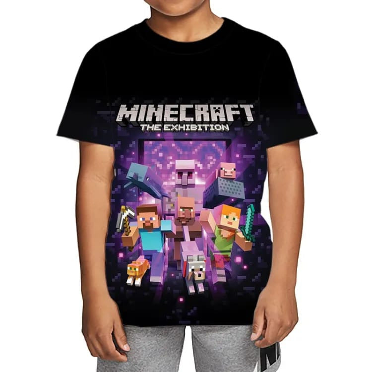 Minecraft Exhibition Tshirt - Preppy Kids (Grand Bazaar)