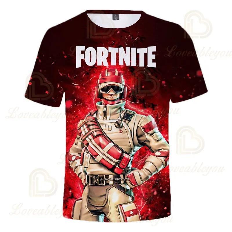 Fortnite Red Tshirt - Preppy Kids (Grand Bazaar)