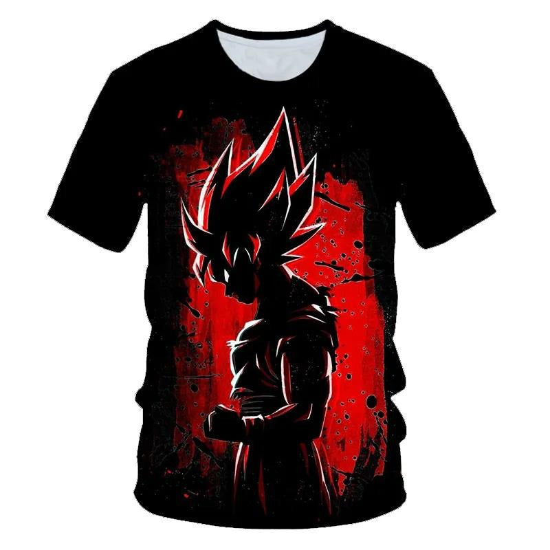 Dragon Ball Z Goku Black and Red Tshirt - Preppy Kids (Grand Bazaar)