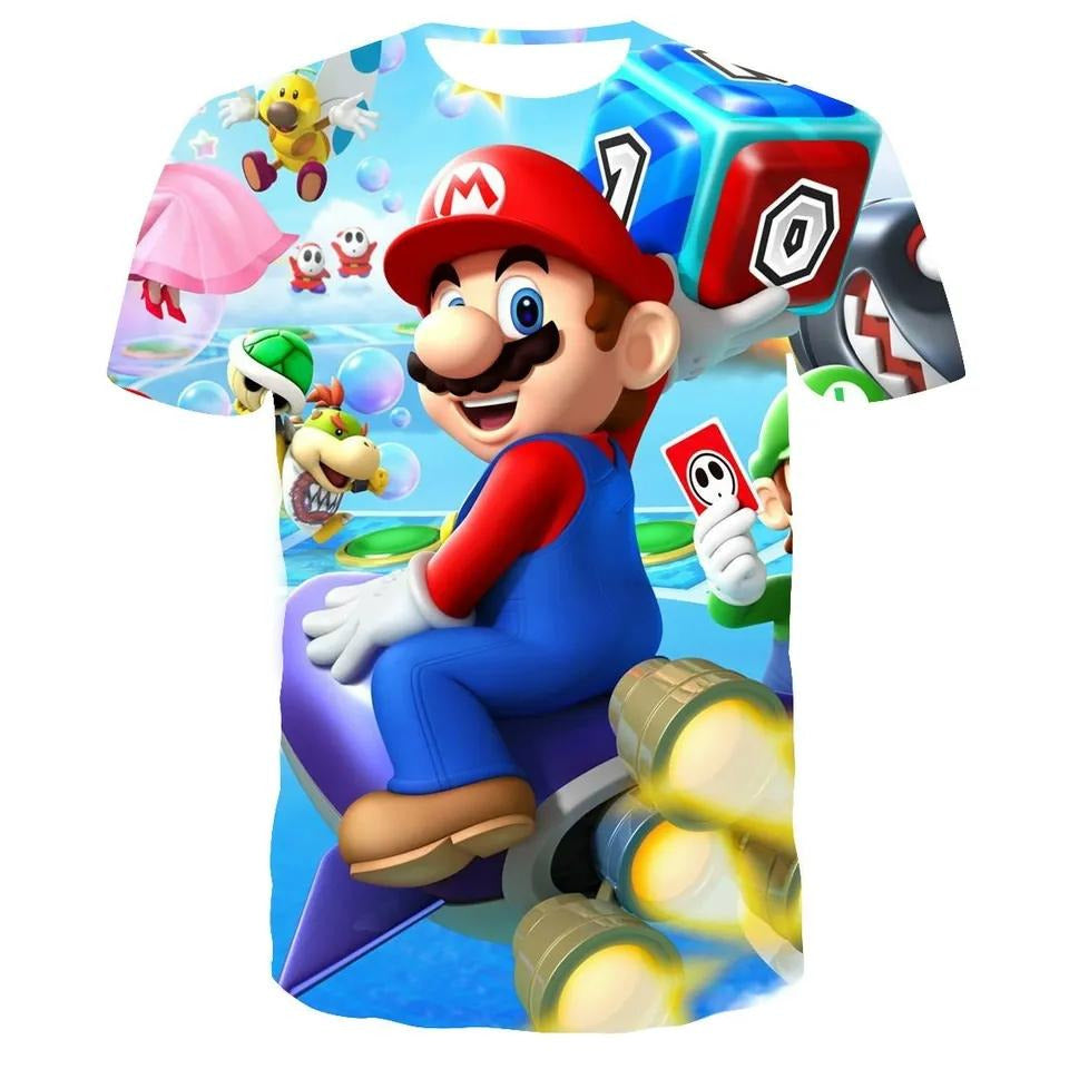 Mario Brothers Rocket Tshirt - Preppy Kids (Grand Bazaar)