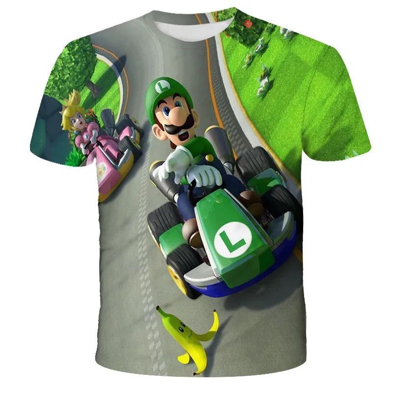 Luigi Tshirt Mario Brothers - Preppy Kids (Grand Bazaar)