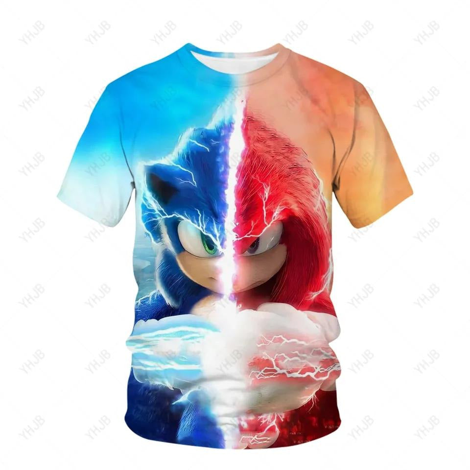 Sonic vs Red Sonic Tshirt - Preppy Kids (Grand Bazaar)