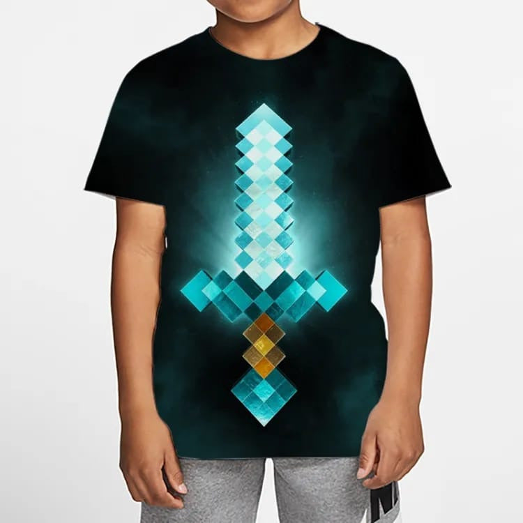 Minecraft Sword Tshirt - Preppy Kids (Grand Bazaar)