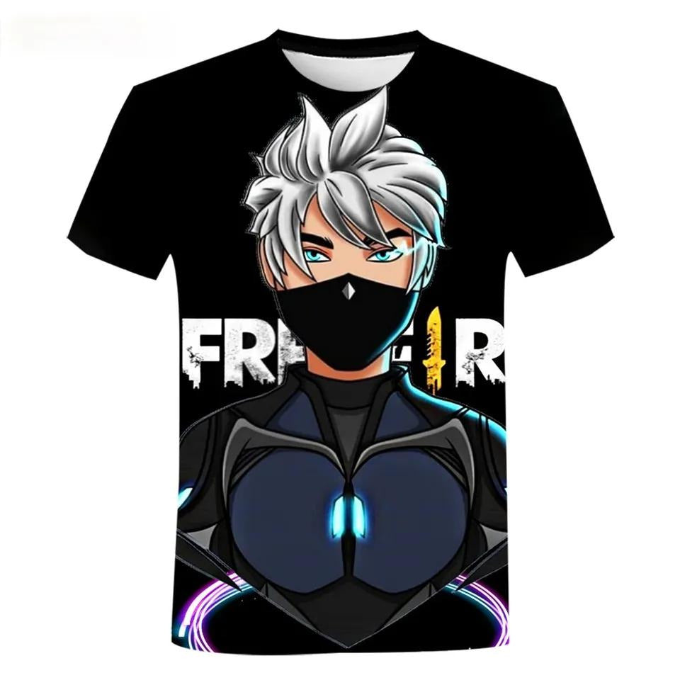 Freefire Black Tshirt - Preppy Kids (Grand Bazaar)
