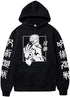 Jujutsu Kaisen Sukuna Hoodie Black Fleece - Preppy Kids (Grand Bazaar)