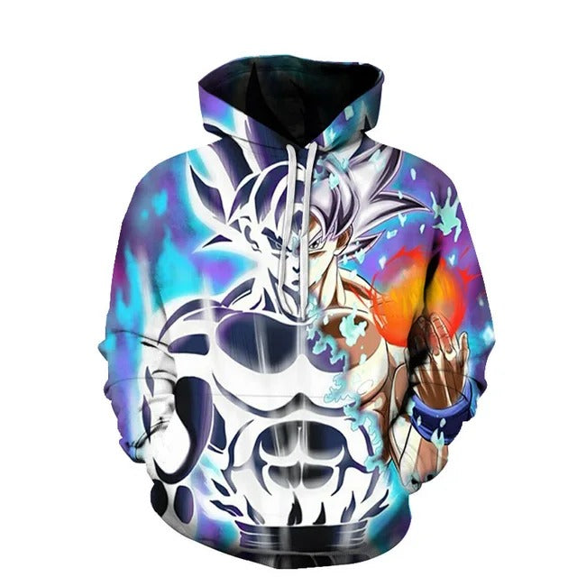 Dragon Ball Z Goku Electrified Zipper Hoodie - Preppy Kids (Grand Bazaar)