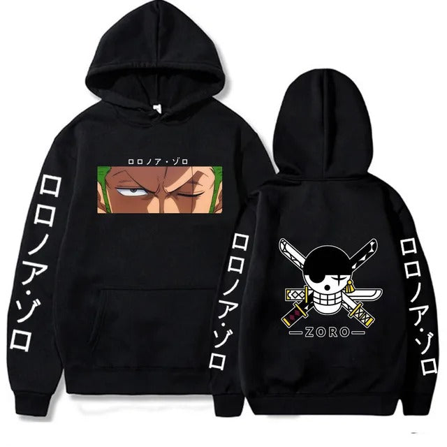 One Piece Roronoa Zoro Hoodie Luffy - Preppy Kids (Grand Bazaar)