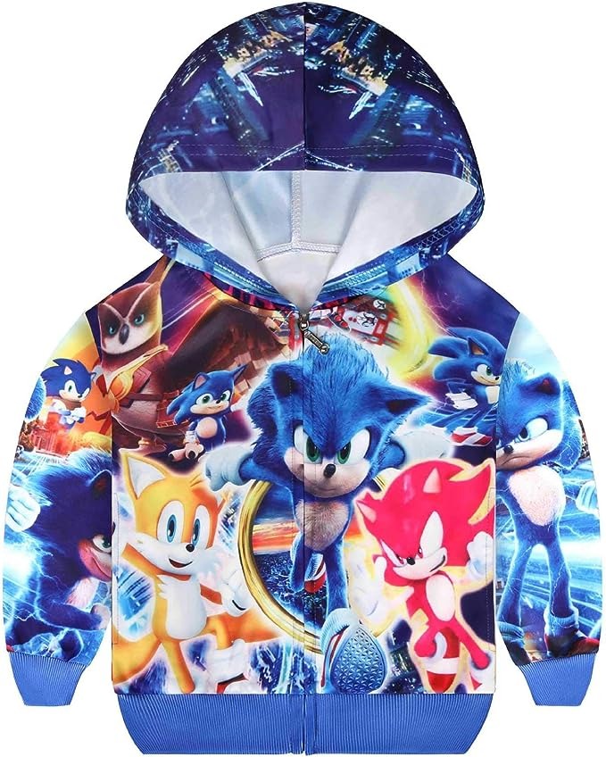 Sonic Hoodie (Zipper) - Preppy Kids (Grand Bazaar)