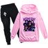 Wednesday Addams Pink Track Suit - Preppy Kids (Grand Bazaar)