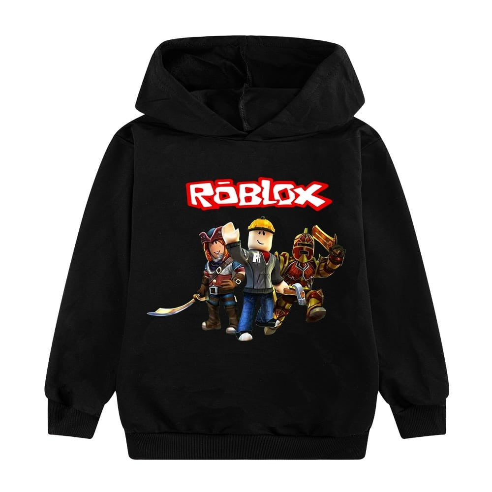Roblox Builderman Black Hoodie  (Thick Fleece) - Preppy Kids (Grand Bazaar)
