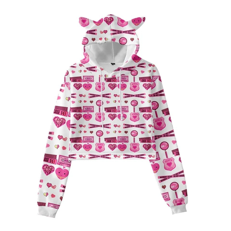 Kpop Stray Kids Crop Hoodie