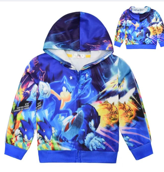 Sonic Transitional zipper Hoodie 3 Sonics - Preppy Kids (Grand Bazaar)