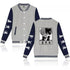 My Hero Academia  Grey and Navy Baseball Jacket varsity - Preppy Kids (Grand Bazaar)