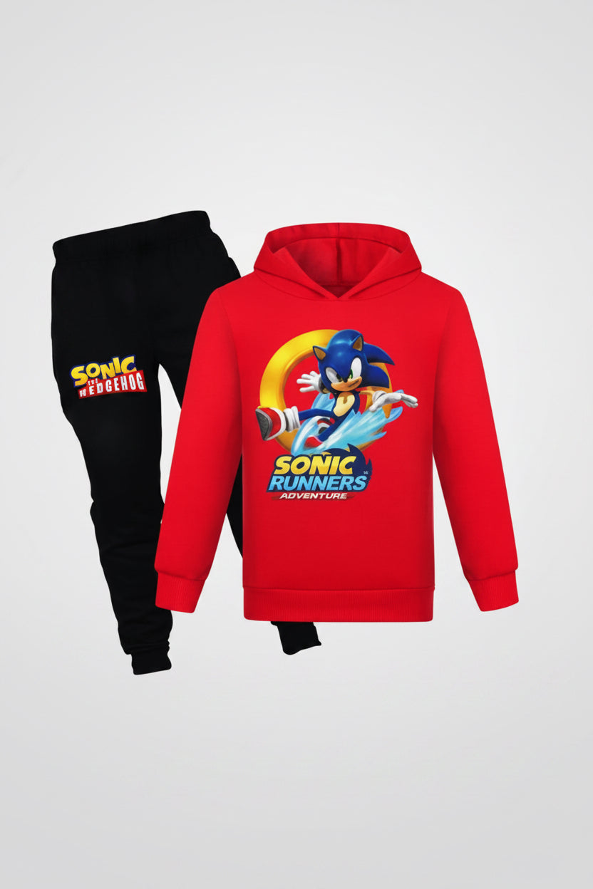 Sonic Runners Adventure Red Track Suit - Preppy Kids (Grand Bazaar)