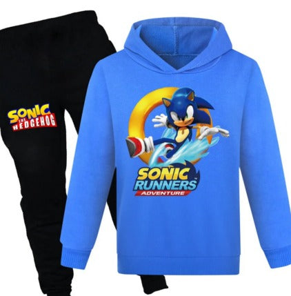 Sonic Runners Adventure Light Blue Track Suit - Preppy Kids (Grand Bazaar)