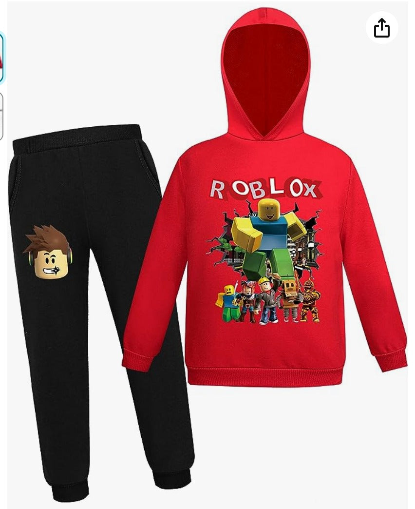 Roblox Builderman Red Track Suit - Preppy Kids (Grand Bazaar)