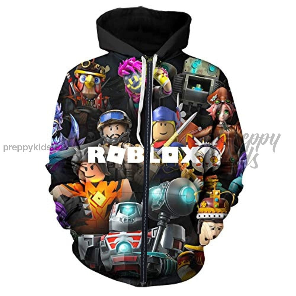 Roblox Zipper All Star Crew Hoodie - Preppy Kids (Grand Bazaar)