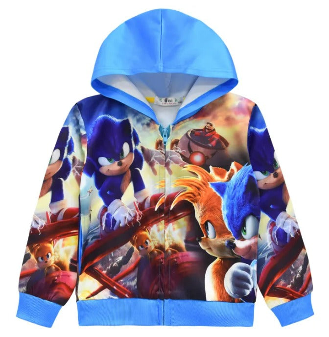 Sonic and Friends Hoodie (Zipper) - Preppy Kids (Grand Bazaar)
