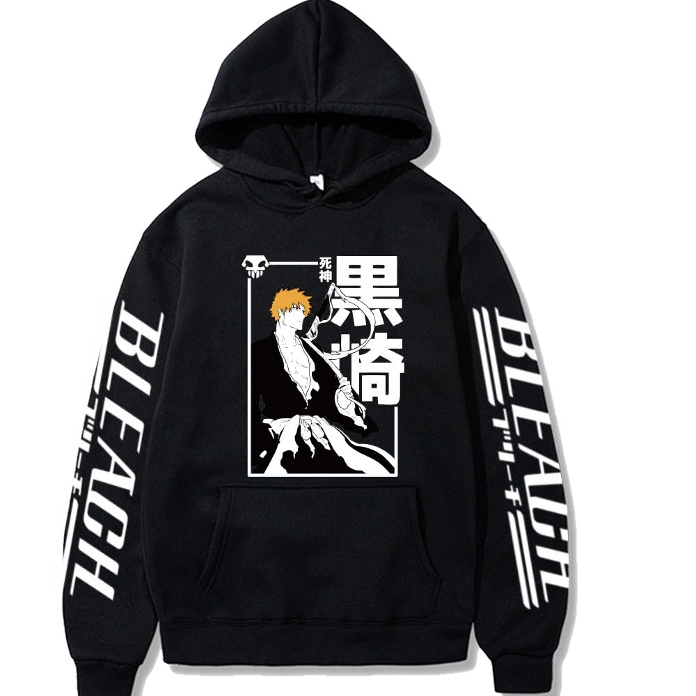 Bleach Black 2D Hoodie - Preppy Kids (Grand Bazaar)