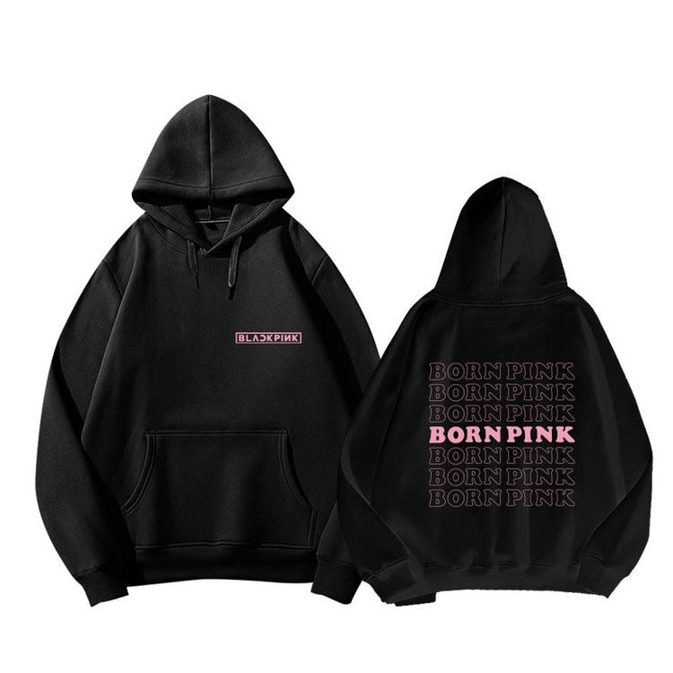 Blackpink 2D Hoodie BORN PINK - Preppy Kids (Grand Bazaar)