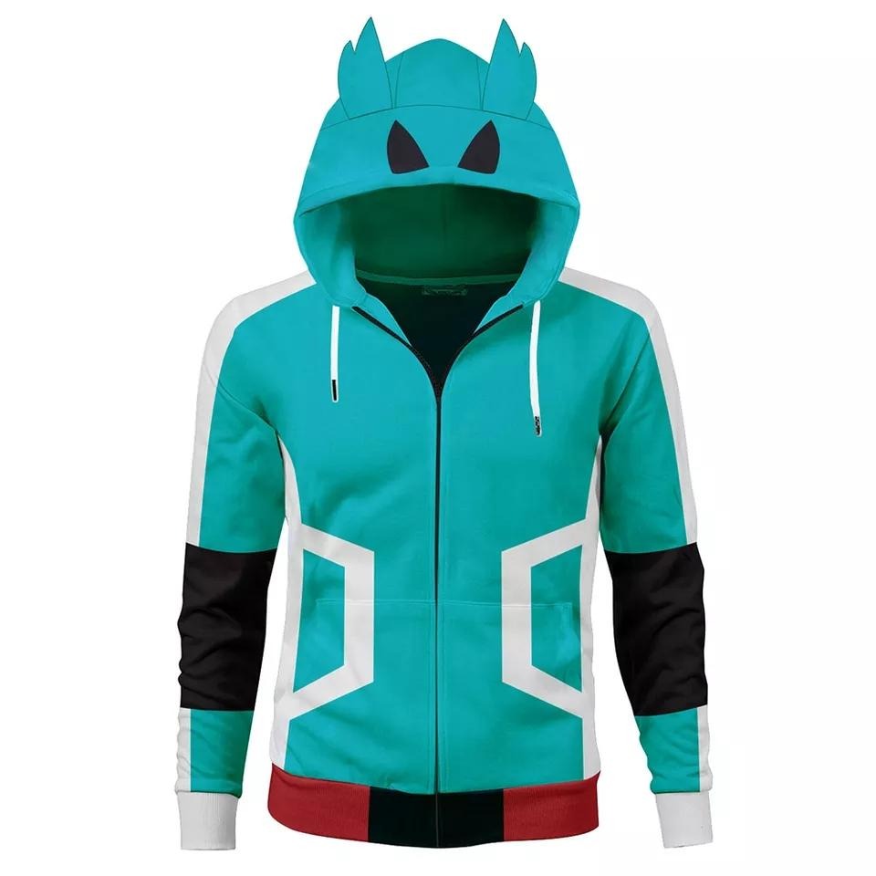 My Hero Academia Midoriya Izuku Hoodie (Zipper) - Preppy Kids (Grand Bazaar)