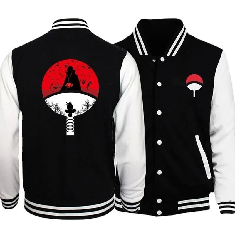 Naruto Uchihi Baseball Jacket - Preppy Kids (Grand Bazaar)