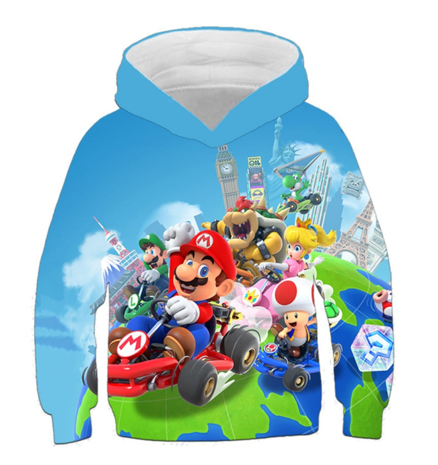 Mario and Crew Hoodie (Zipper)