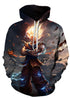 Dragon Ball Z Goku Fire Zipper Hoodie - Preppy Kids (Grand Bazaar)