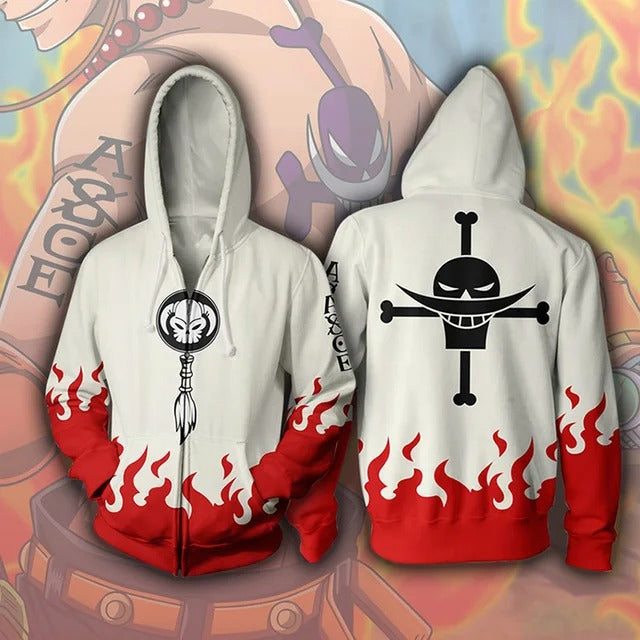 One Piece Pirates Hoodie (Zipper) - Preppy Kids (Grand Bazaar)