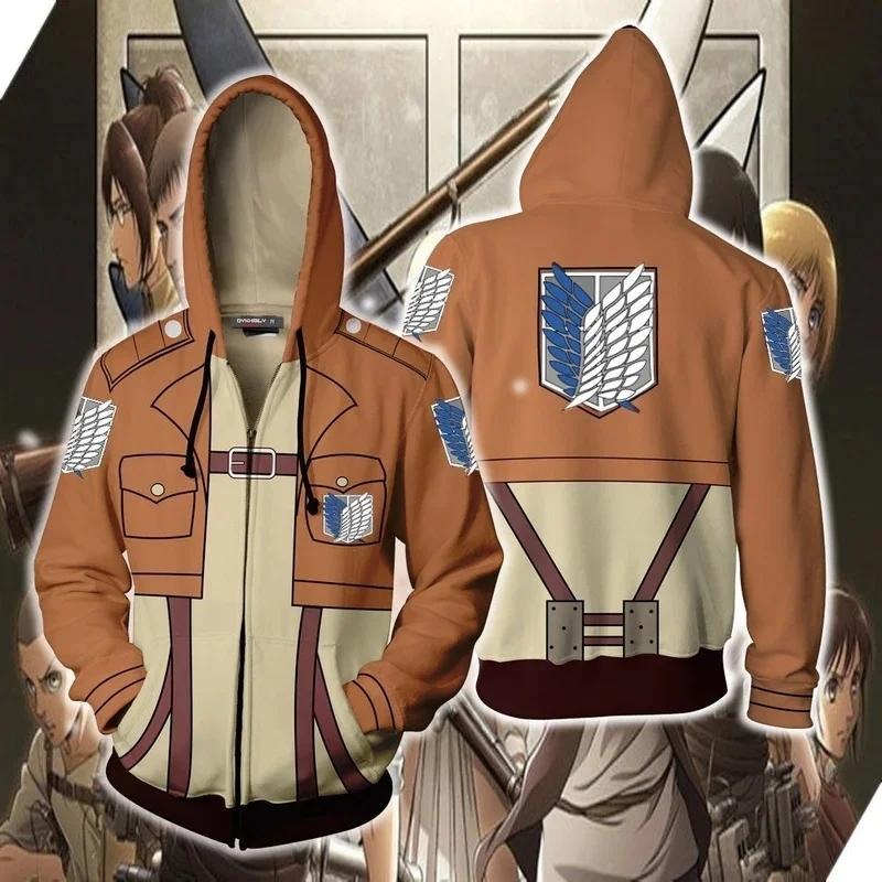 Attack on Titan Hoodie Zipper