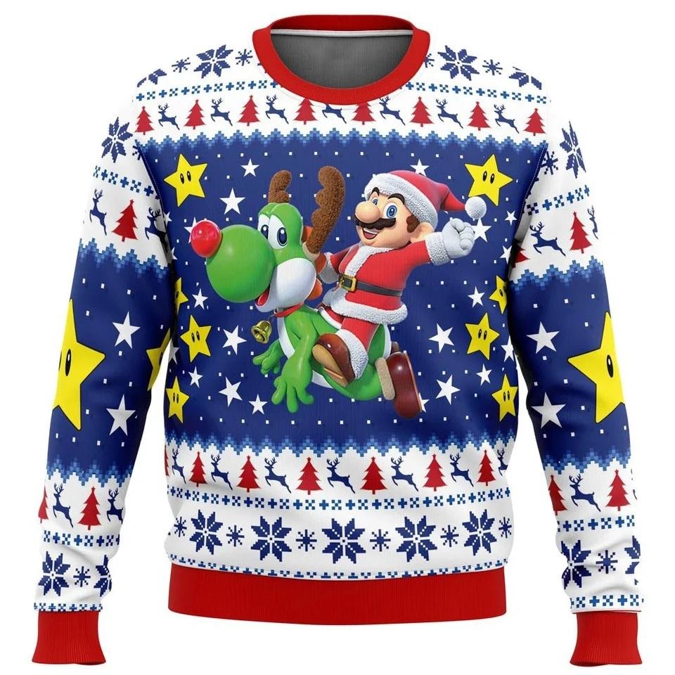 Mario Ugly Christmas Sweater - Preppy Kids (Grand Bazaar)