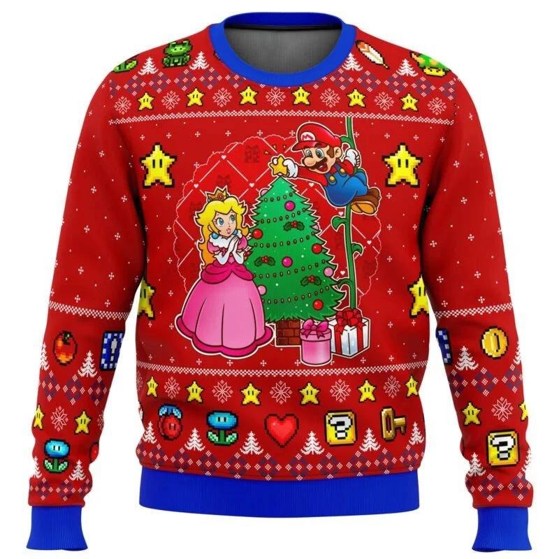 Princess Peach Ugly Christmas Sweater - Preppy Kids (Grand Bazaar)
