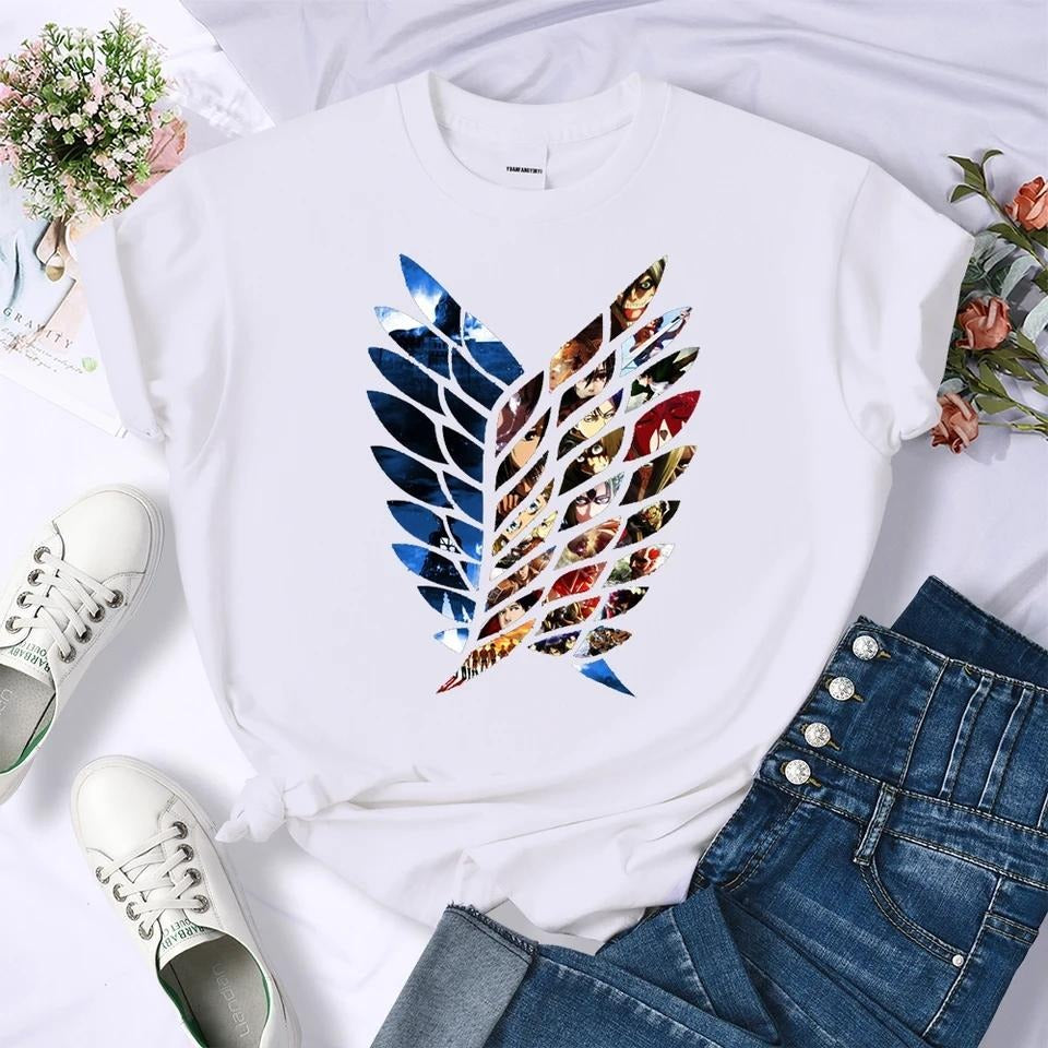 Attack on Titan White Tshirt - Preppy Kids (Grand Bazaar)