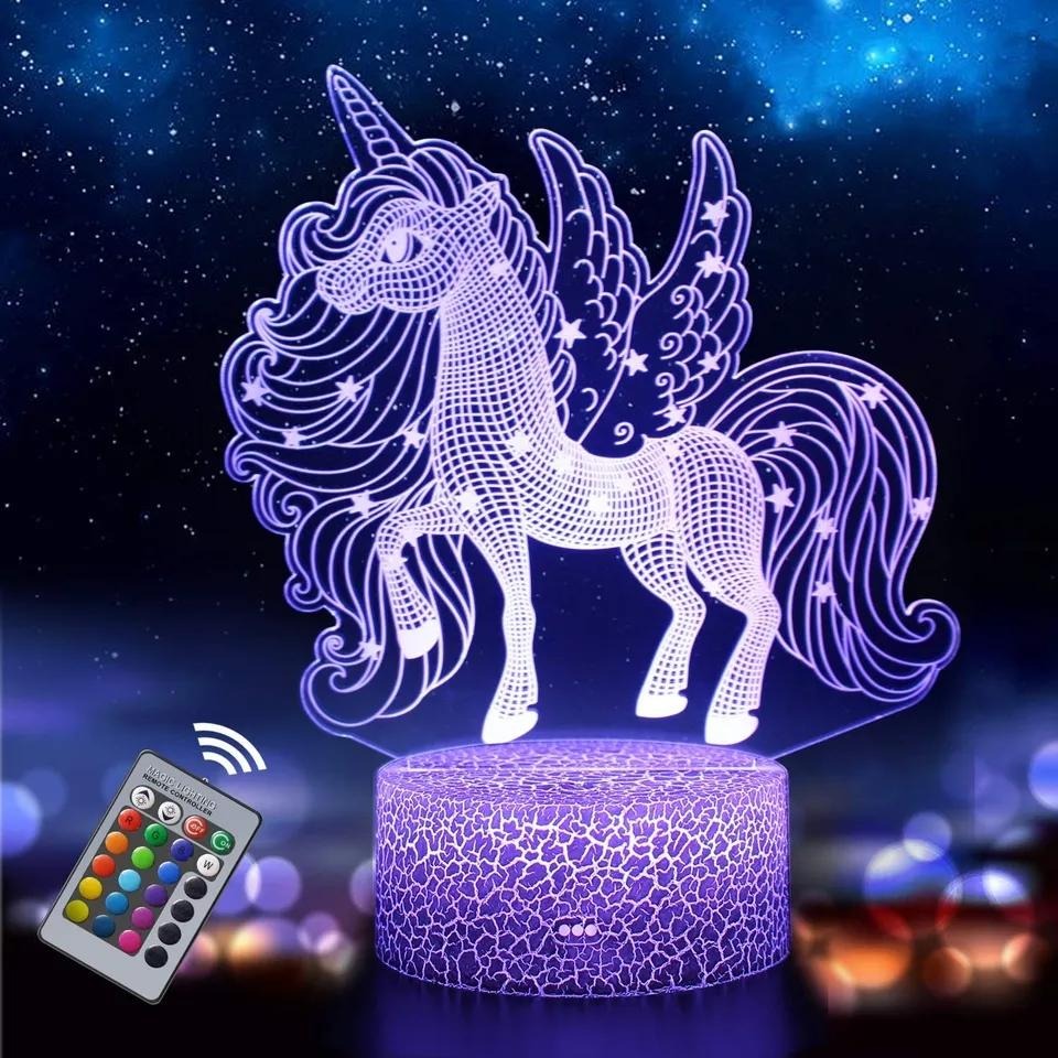 Unicorn Lamp led with remote - Preppy Kids (Grand Bazaar)