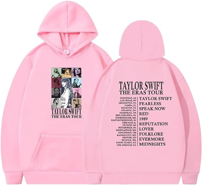 Taylor Swift Pink Hoodie - Preppy Kids (Grand Bazaar)