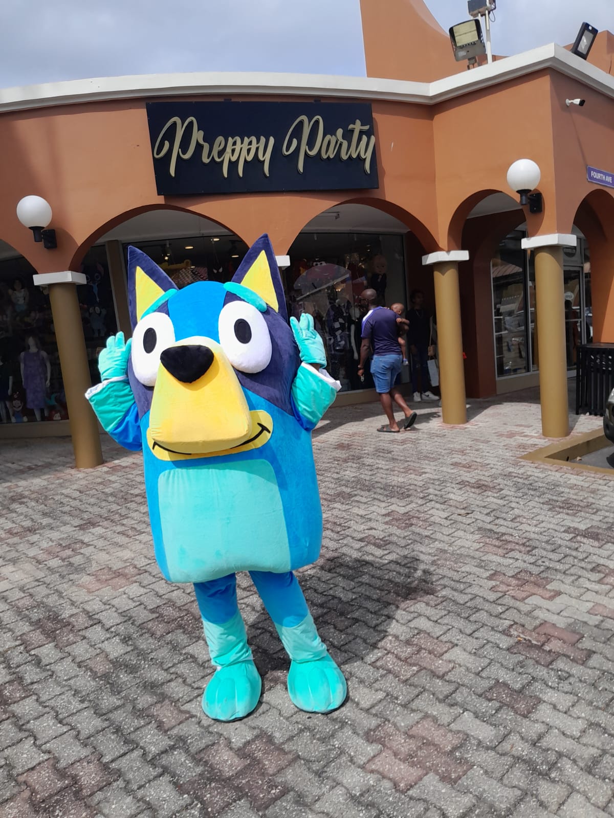 Bluey Mascot (Rental Only) - Preppy Kids (Grand Bazaar)