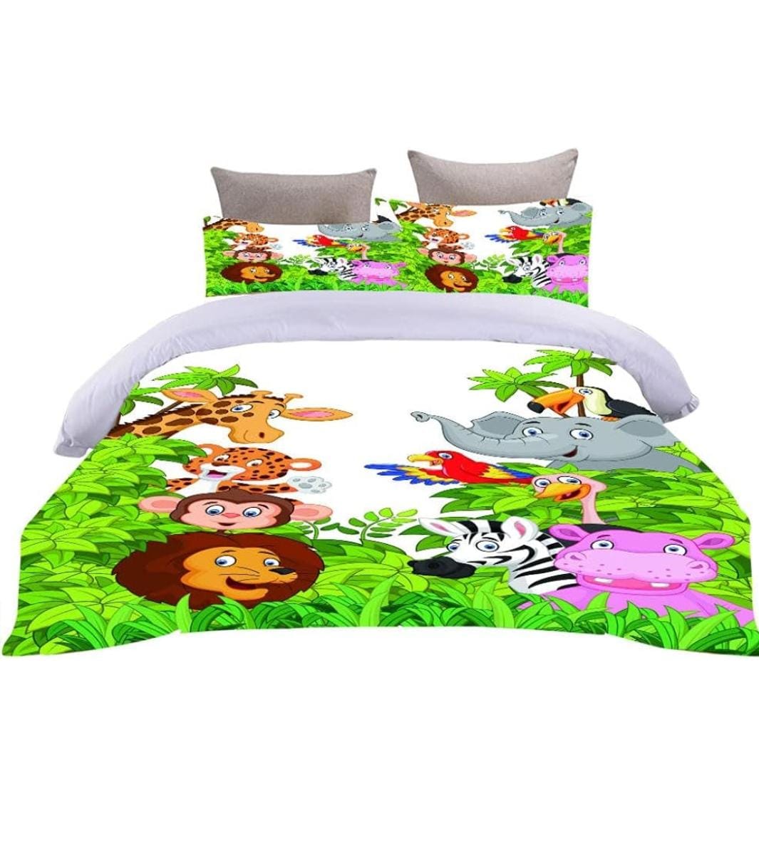 No. 30 Animal Jungle Kingdom Bed City 3PC Comforter set - Preppy Kids (Grand Bazaar)