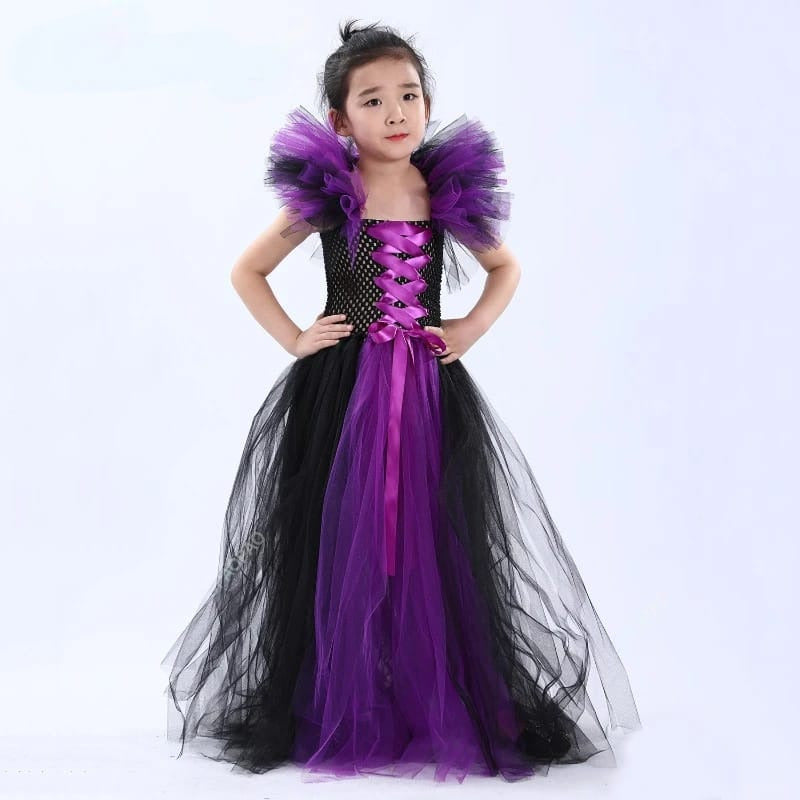 Girls Halloween Witch Costumes cosplay - Preppy Kids (Grand Bazaar)