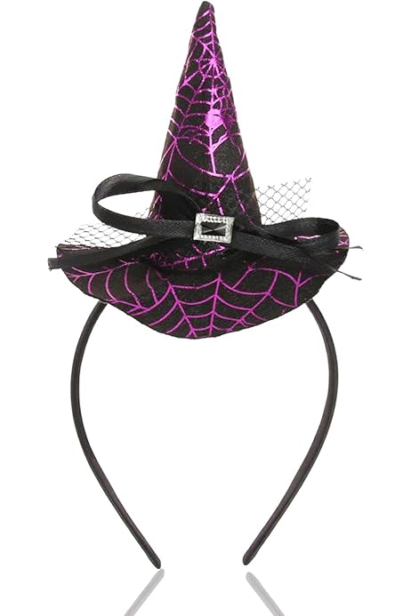 Halloween Witch Hair Band/Head Band Purple - Preppy Kids (Grand Bazaar)