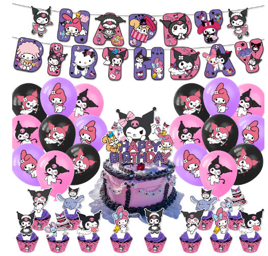 Kuromi Sanrio Lite Party Package - Preppy Kids (Grand Bazaar)