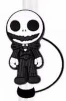 The Nightmare Before Christmas Straw Cover Caps Toppers for Tumbler