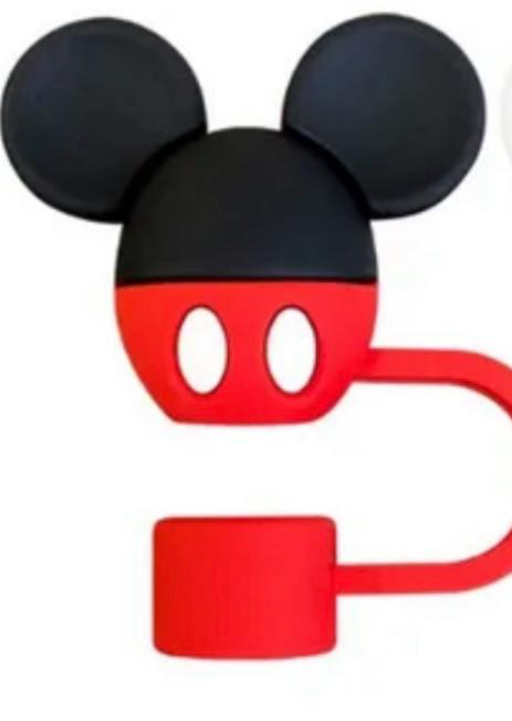 Mickey Mouse 3D Straw Cover Caps Toppers for Tumbler