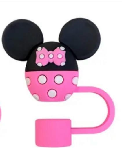 Mickey Mouse 3D Straw Cover Caps Toppers for Tumbler