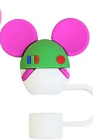 Mickey Mouse 3D Straw Cover Caps Toppers for Tumbler