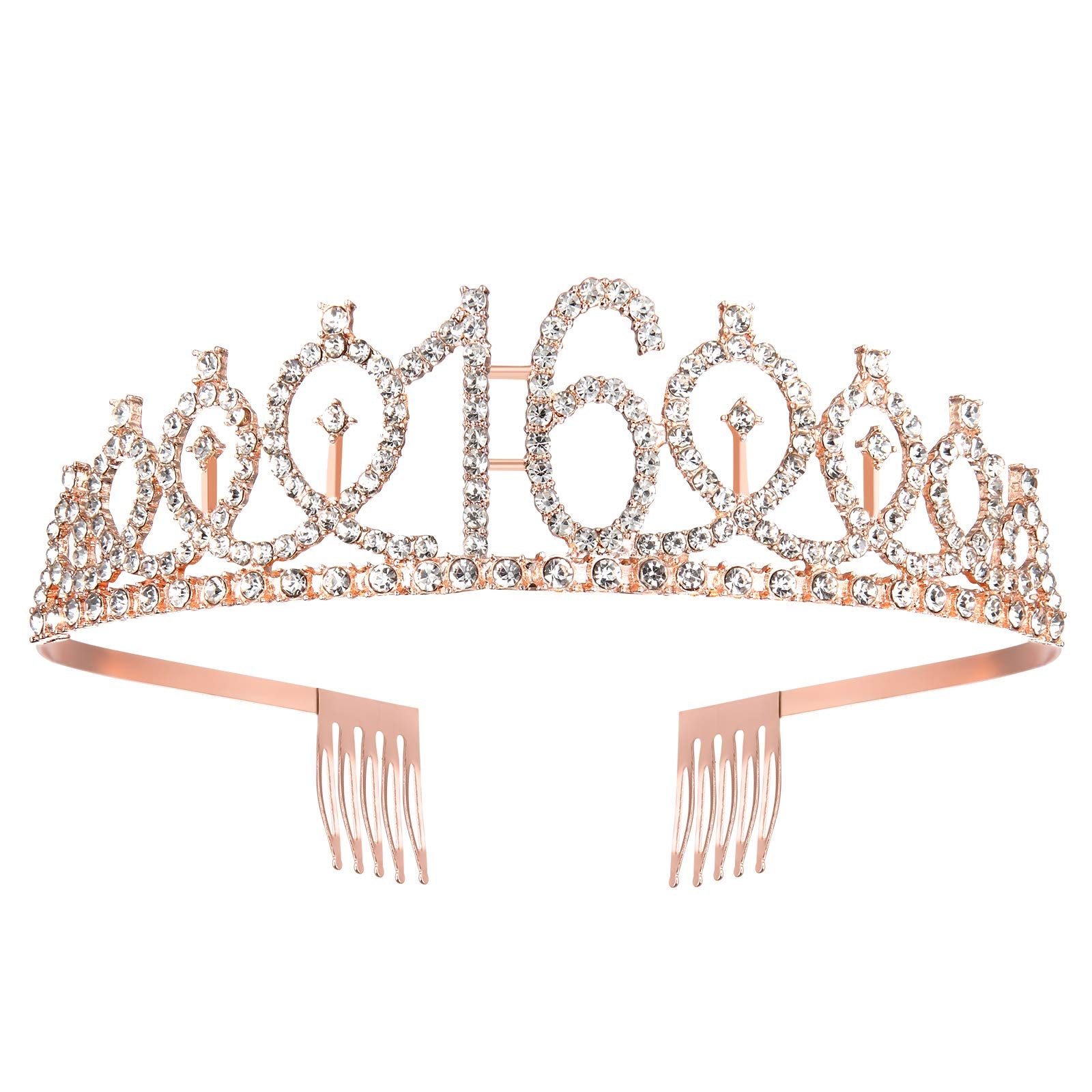 Sweet 16 rose gold tiara
