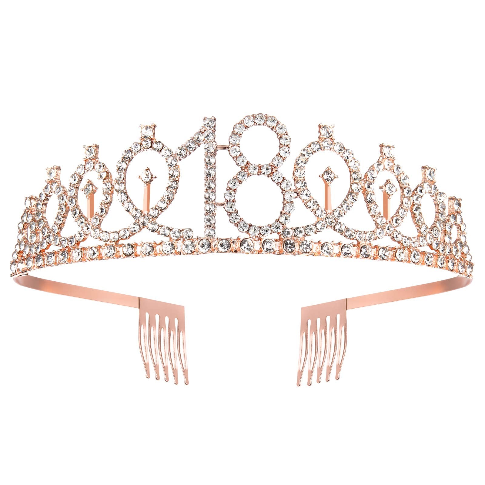18th rose gold tiara