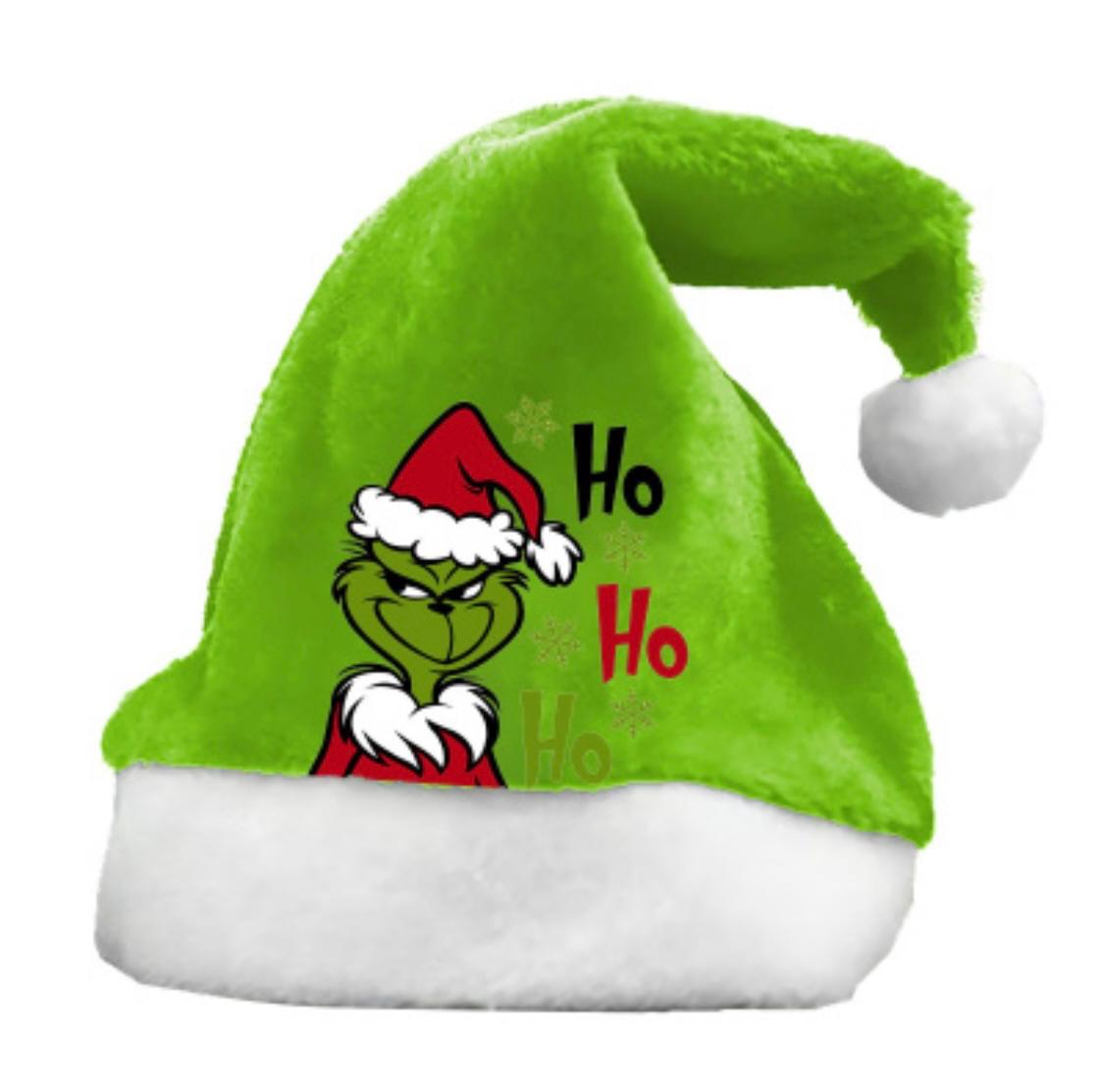 Green Grinch Christmas Hats