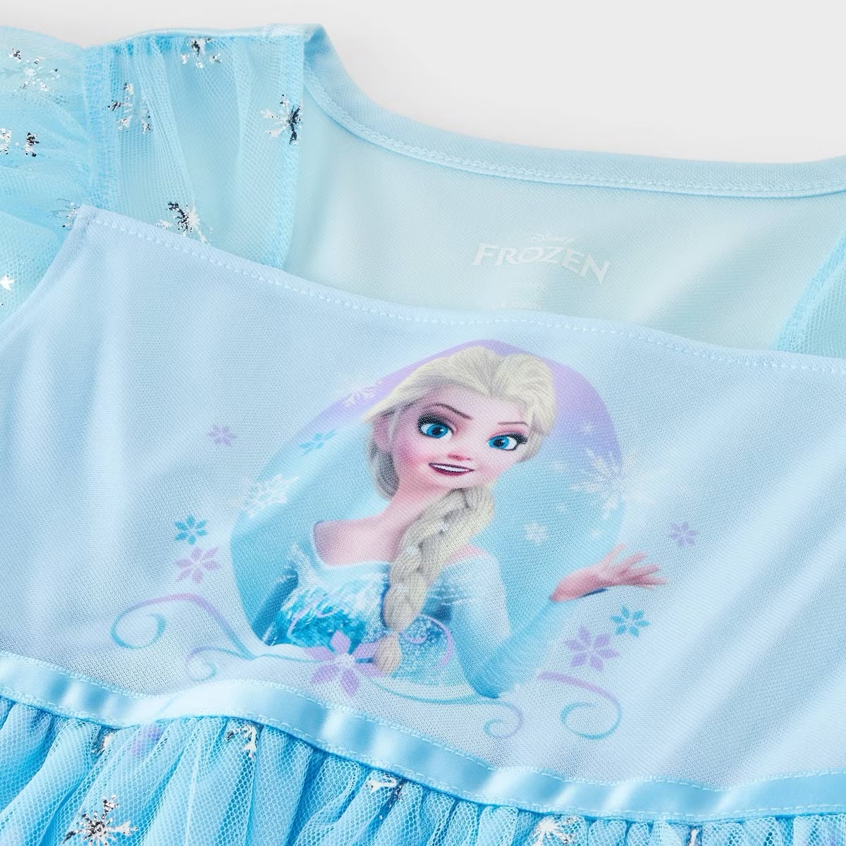 Frozen Elsa nightgown with snowflakes